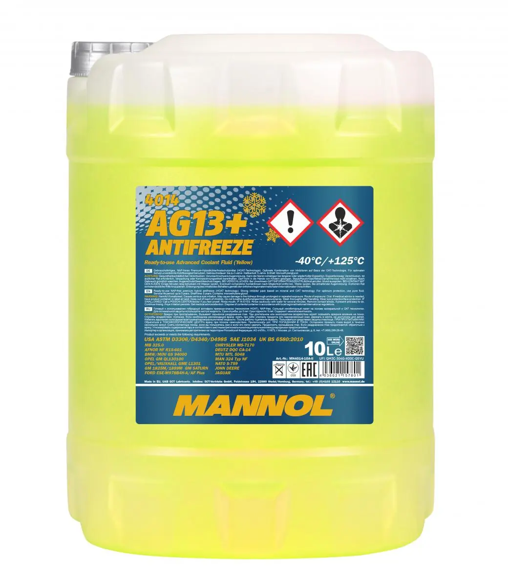 Antifreeze Mannol Antifreeze AG13+ (-40) Advanced MN4014-10