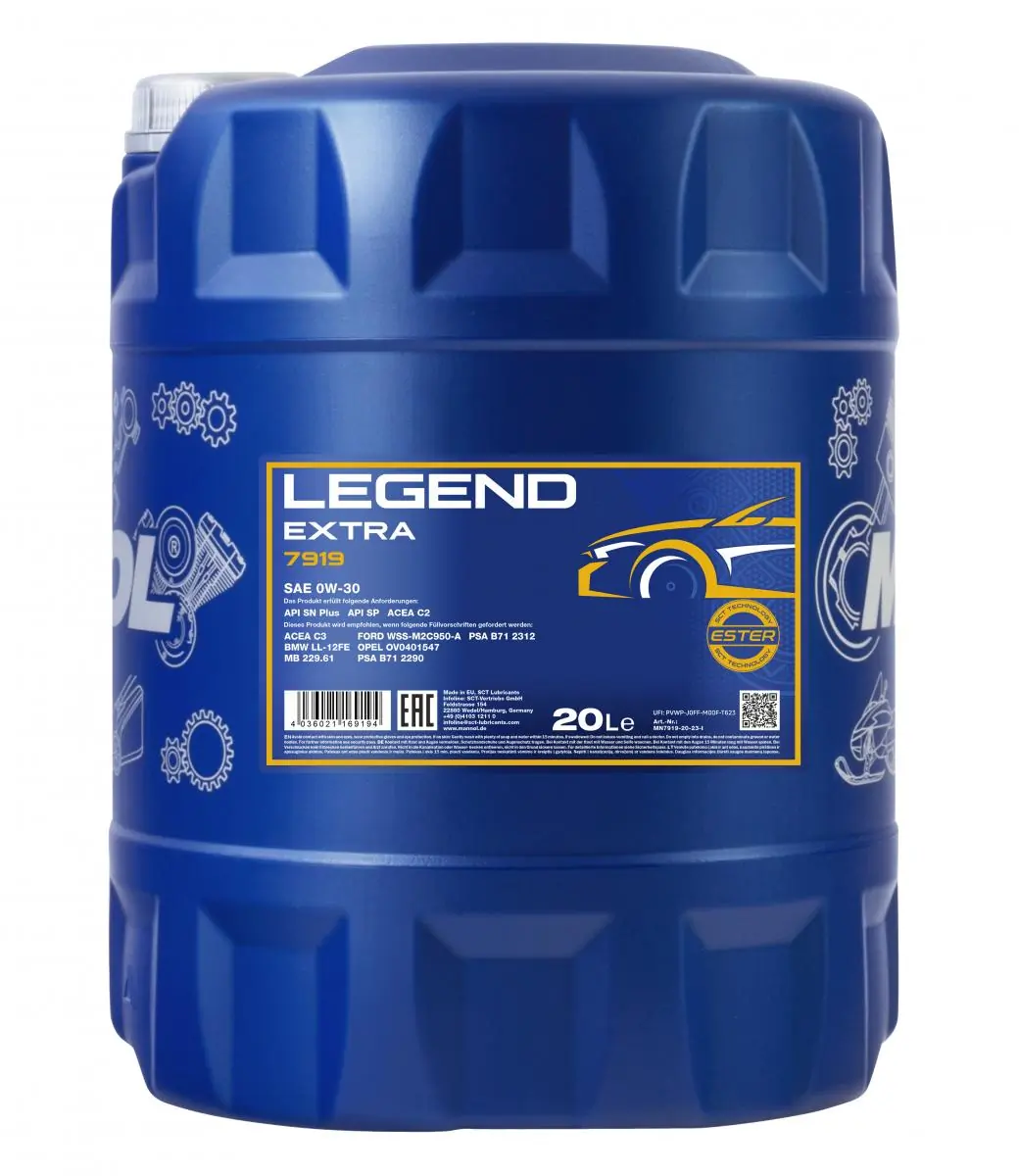 Minyak Enjin Mannol Legend Extra 0W-30 MN7919-20