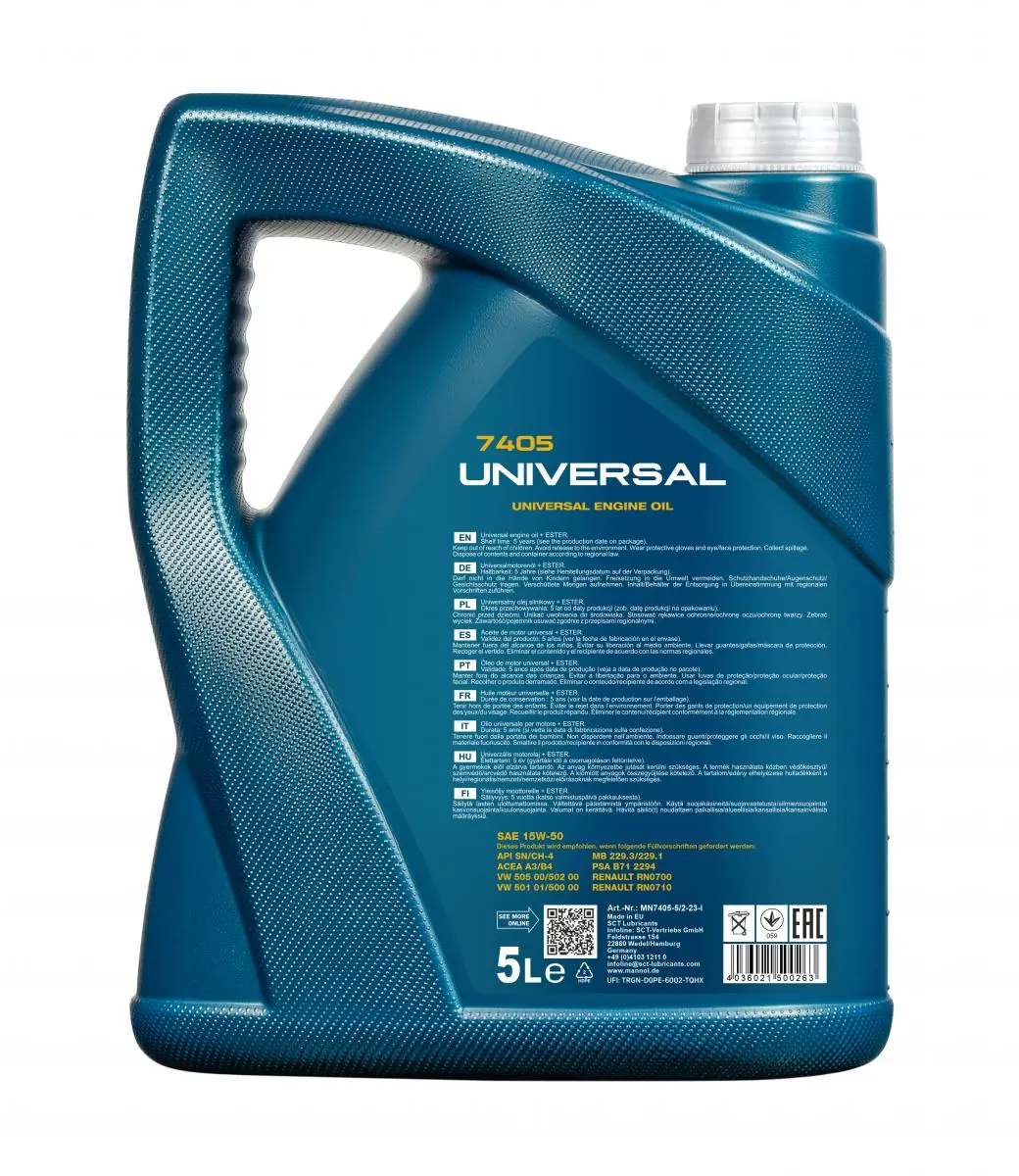 Engine Oil Mannol Universal 15W-40 MN7405-5