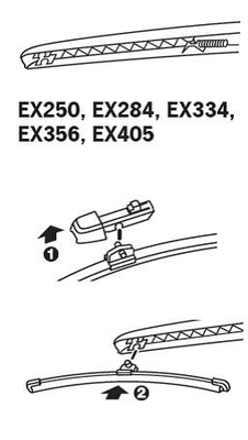 Wiper Blade TRICO EXACT FIT REAR EX405