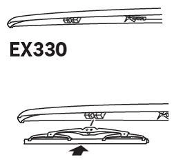 Wiper Blade TRICO EXACT FIT REAR EX330