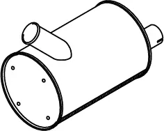 Centre/Rear Muffler 49380