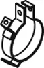 Clamping Piece, exhaust system 50987