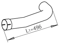 Exhaust Pipe 48202