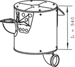 Mittelschalldämpfer 21388