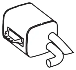 Centre/Rear Muffler 51354