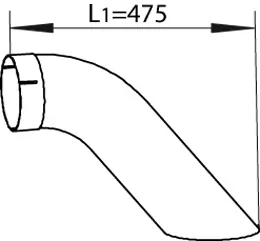 Exhaust Pipe 54668