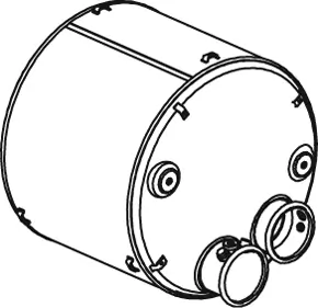 Centre Muffler 21441
