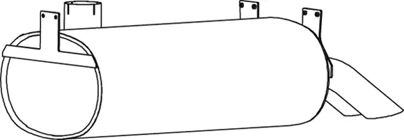 尾端消声器 69330