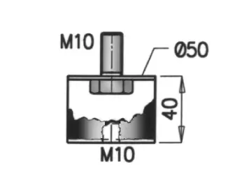 Mount, exhaust system 49838