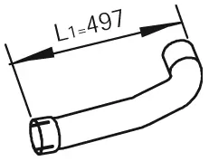 Exhaust Pipe 47276