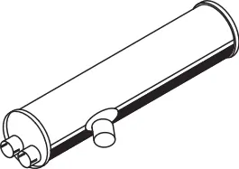 Centre/Rear Muffler 50371