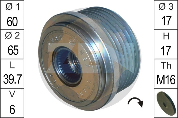 ERA ZN5495 Alternator Freewheel Clutch