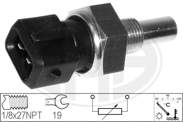 Sensor, coolant temperature 330125
