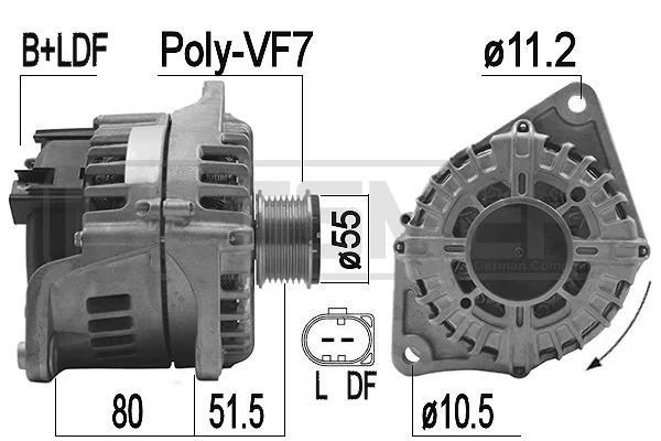 ERA 209183 Alternator
