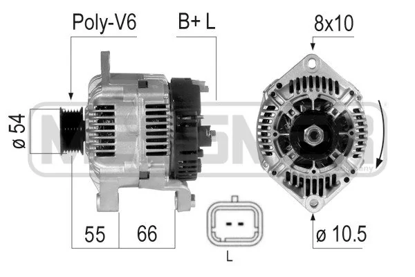 Alternator 210570A