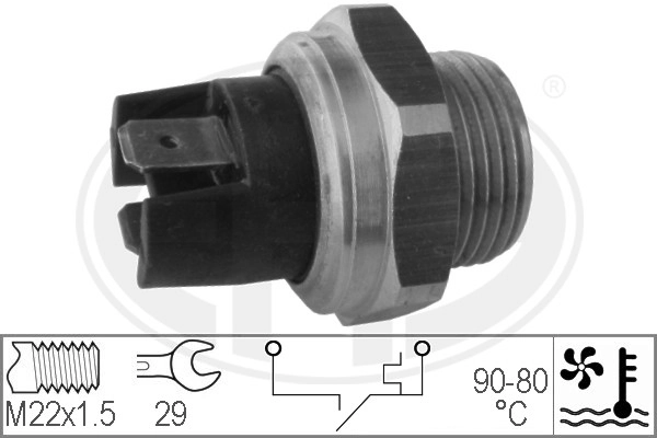 Temperature Switch, radiator fan 330165