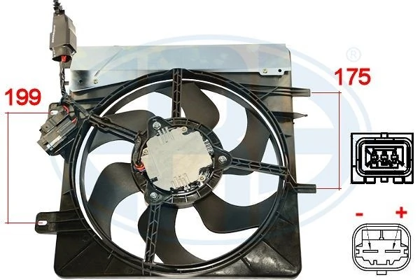 Fan, engine cooling 352055