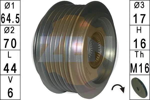 ERA ZN5631 Alternator Freewheel Clutch