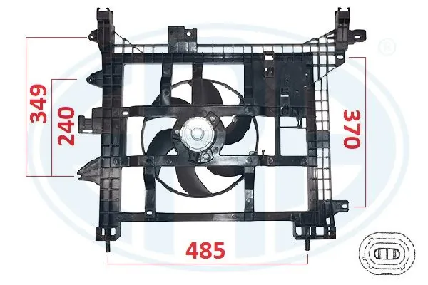 ERA 352104 Fan, engine cooling