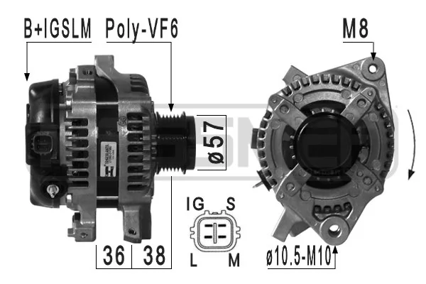 ERA 210978 Alternator