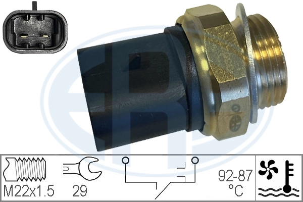 Temperature Switch, radiator fan 330273