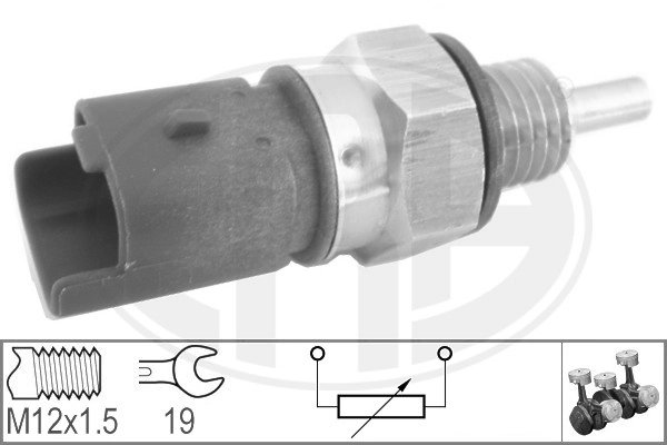 Sensor, coolant temperature 330624