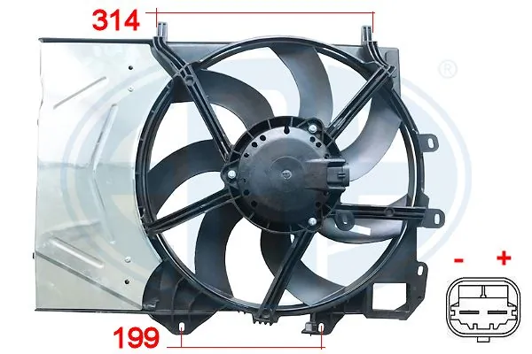 Fan, engine cooling 352043