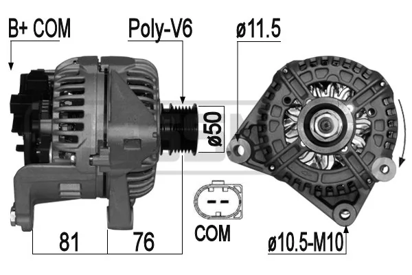 ERA 209070 Alternator