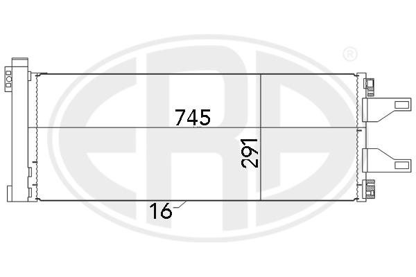 Condenser, air conditioning 667023