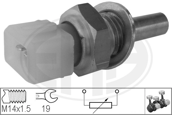 Sensor, coolant temperature 330115