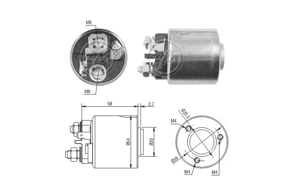 ERA 227056 Solenoid Switch, starter