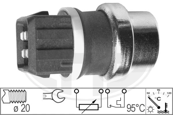 Sensor, coolant temperature 330151