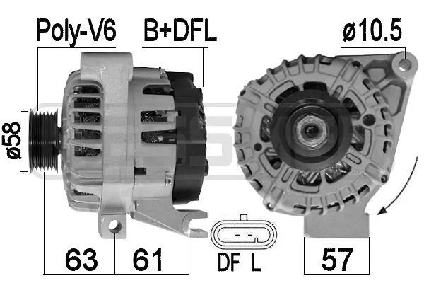 BOSCH 1 413 100 030 Grooved Pin