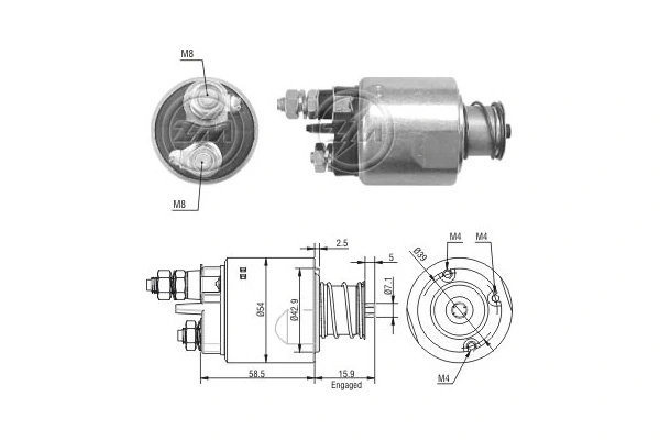 ERA 227059 Solenoid Switch, starter
