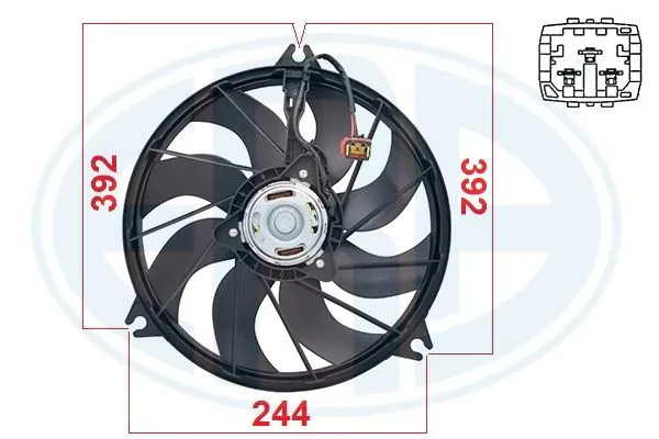 Fan, engine cooling 352079