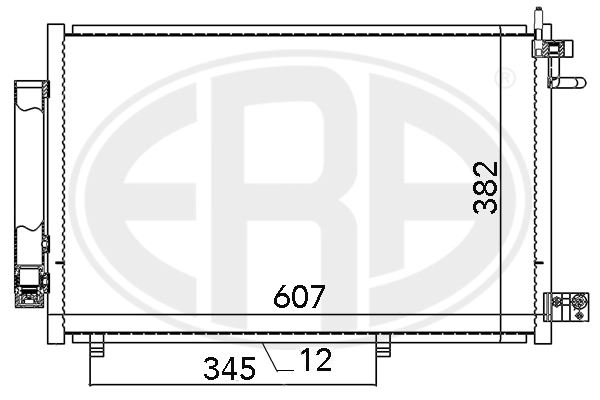 ERA 667031 Condenser, air conditioning