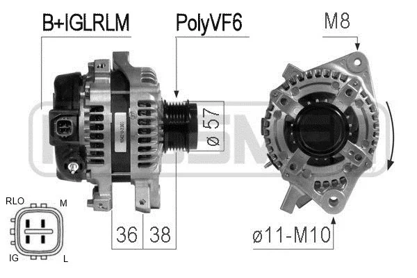 Alternator 210765A