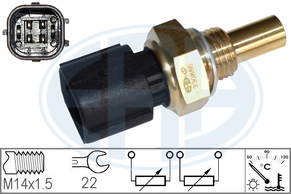 Sensor, coolant temperature 330856