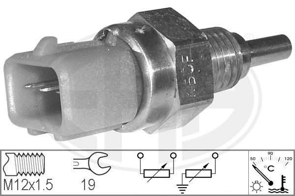 Sensor, coolant temperature 330635