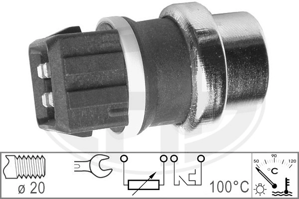 Sensor, coolant temperature 330152