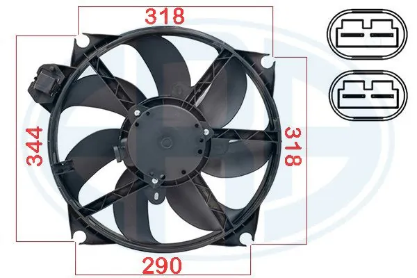 Fan, engine cooling 352084