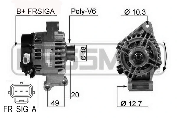 Alternator 210357A