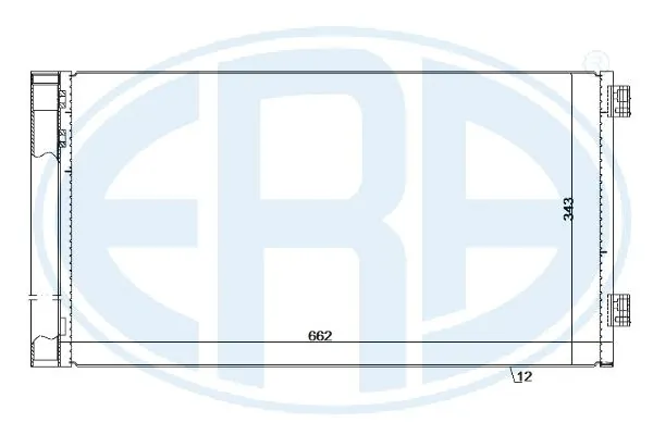 ERA 667249 Condenser, air conditioning