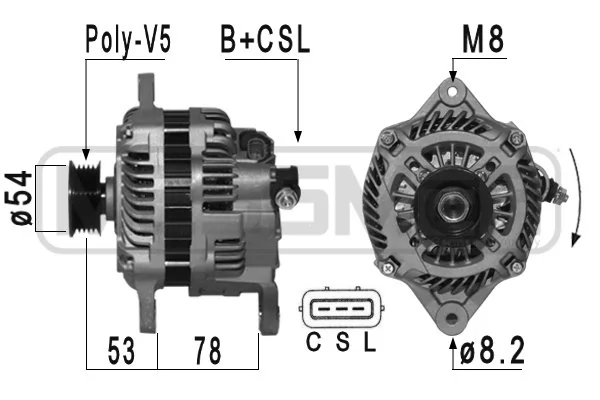 Alternator 210955A