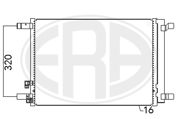 Condenser, air conditioning 667094