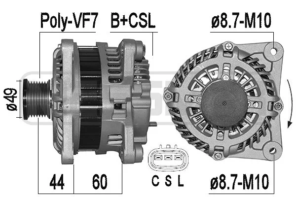 ERA 209515A Alternator