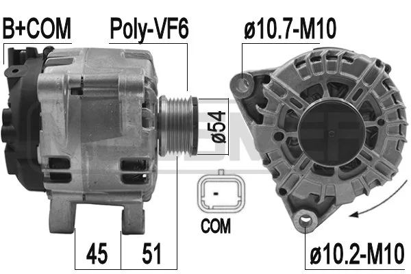ERA 209196 Alternator