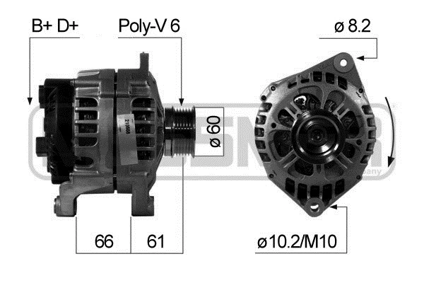 ERA 210668 Alternator