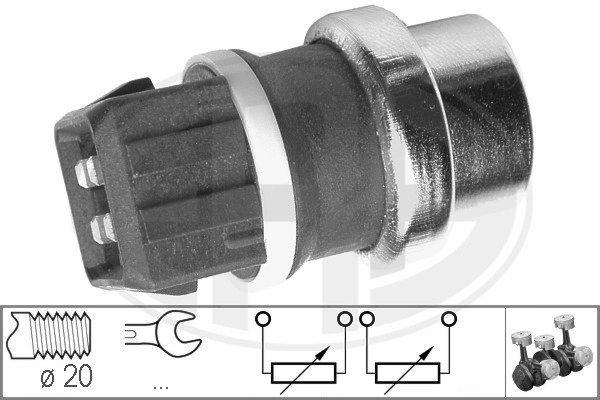 Sensor, coolant temperature 330287